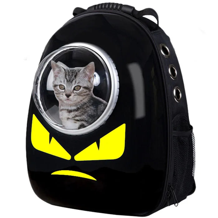 Space Capsule Pet Backpack – Astronaut Bubble Carrier for Cats