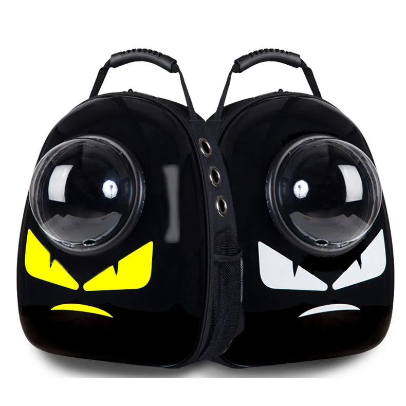 Space Capsule Pet Backpack – Astronaut Bubble Carrier for Cats