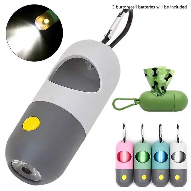 LED Poop Bag Holder