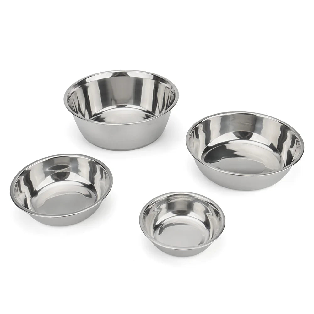 Stainless Steel Dog Bowl & Cat Feeding Bowl