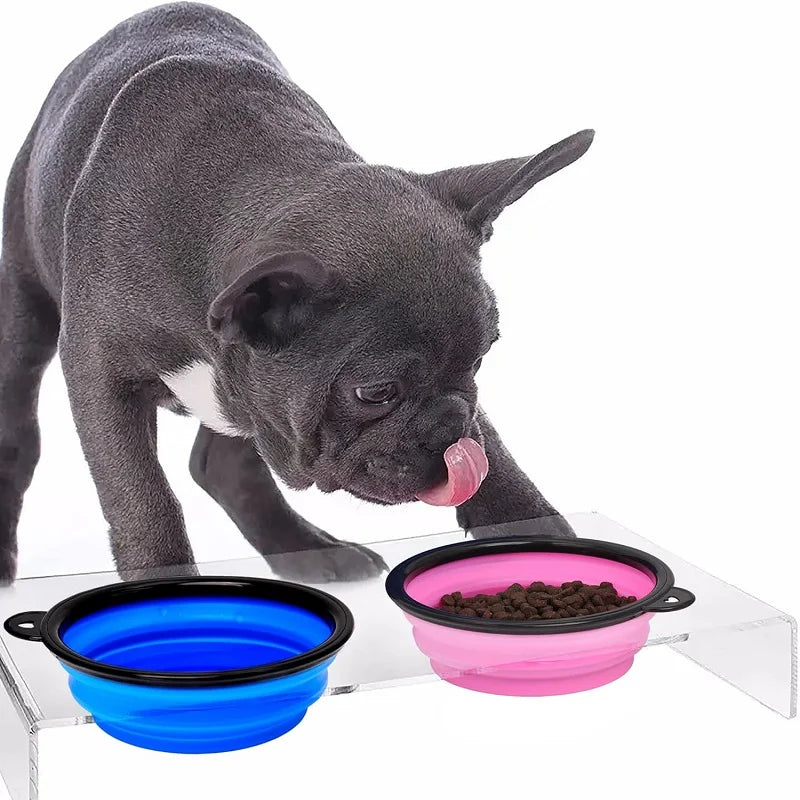 Portable Pet Food & Water Bowl