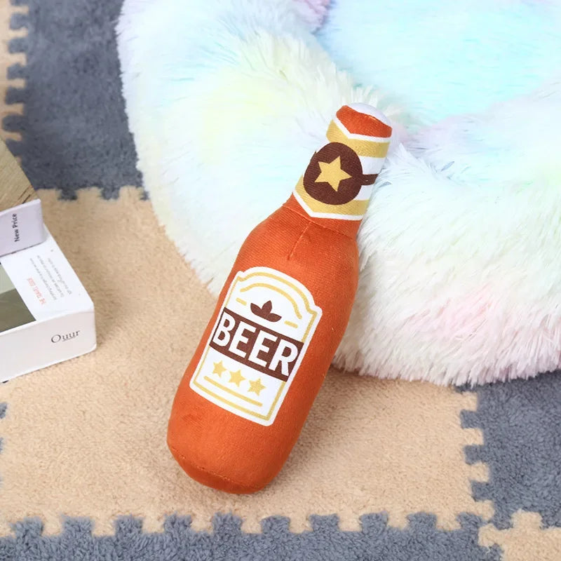 Dog Toy Beer Bottle