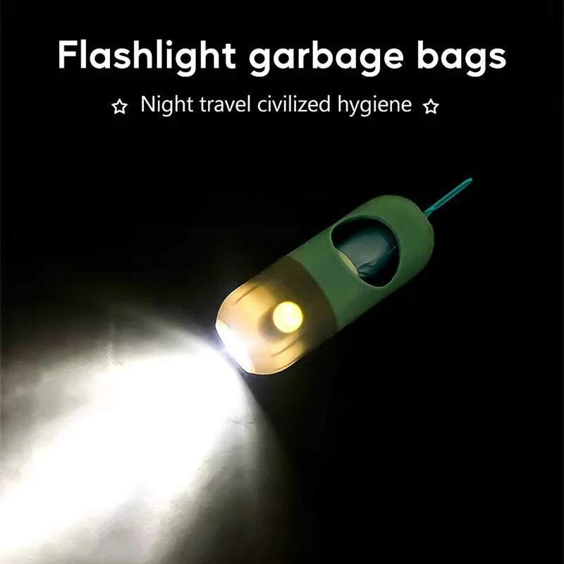 LED Poop Bag Holder