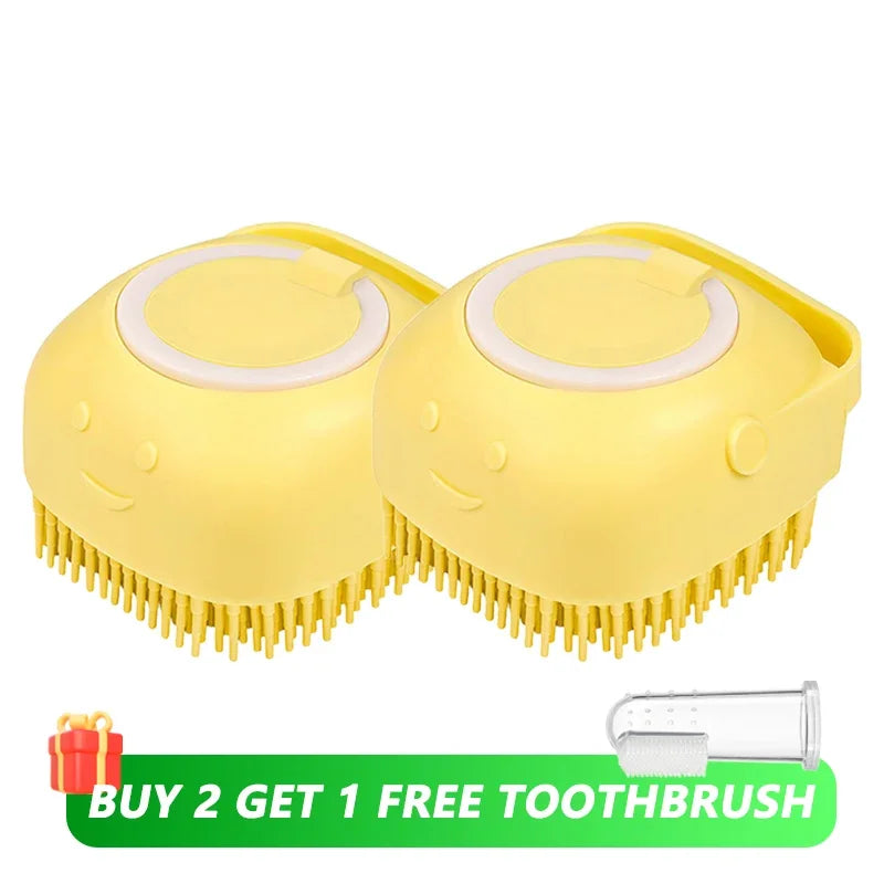 Pet Bath Brush for Dogs and Cats
