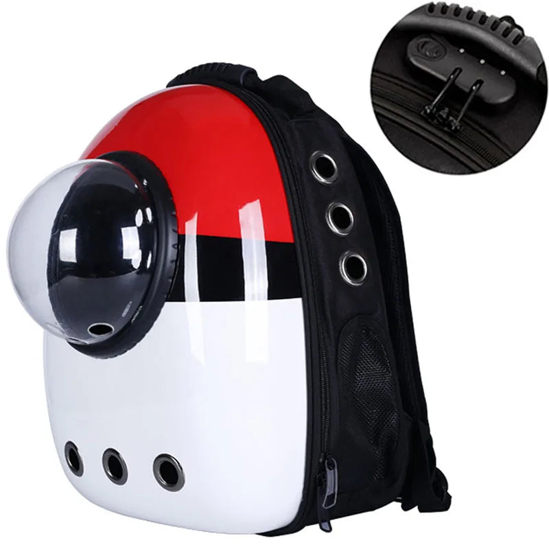 Space Capsule Pet Backpack – Astronaut Bubble Carrier for Cats