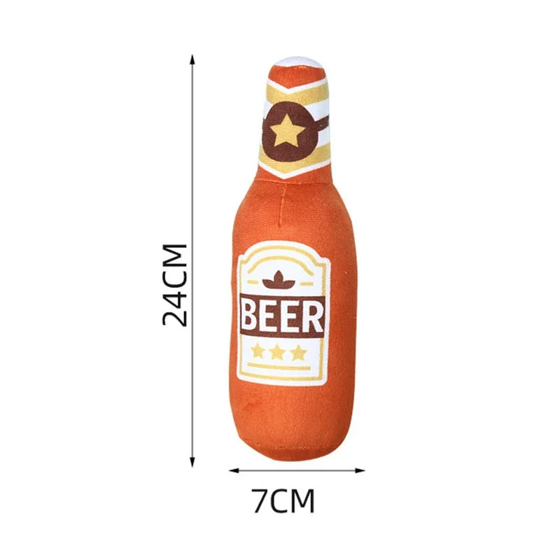 Dog Toy Beer Bottle