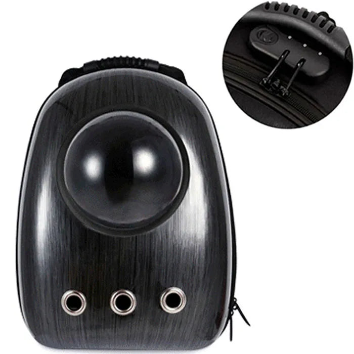 Space Capsule Pet Backpack – Astronaut Bubble Carrier for Cats