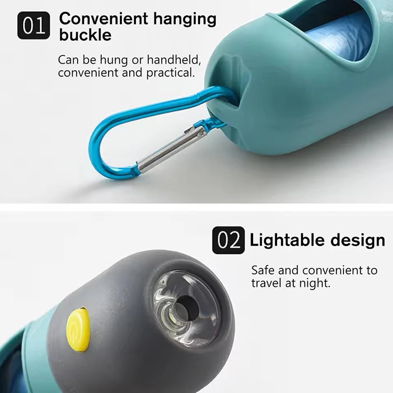 LED Poop Bag Holder