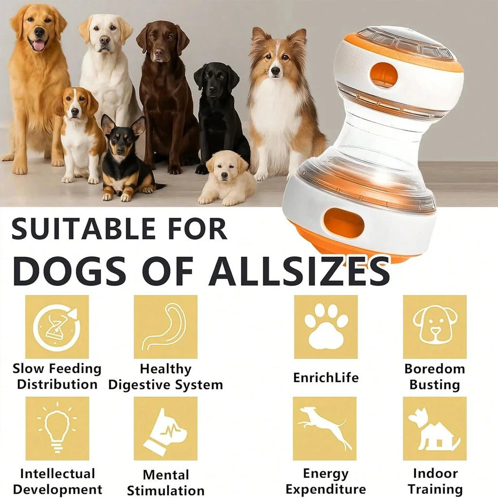 Interactive Dog Treat Dispenser Toy