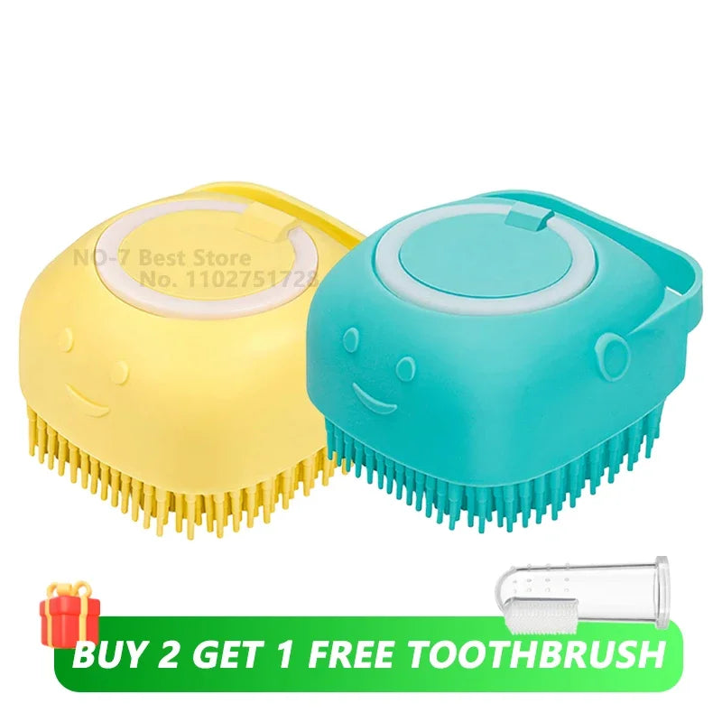 Pet Bath Brush for Dogs and Cats