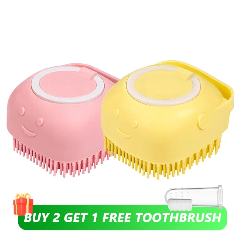 Pet Bath Brush for Dogs and Cats