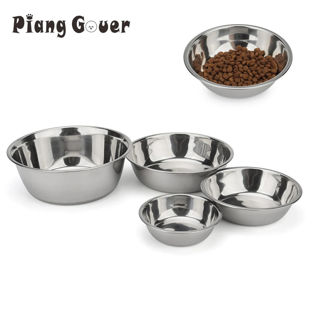 Stainless Steel Dog Bowl & Cat Feeding Bowl