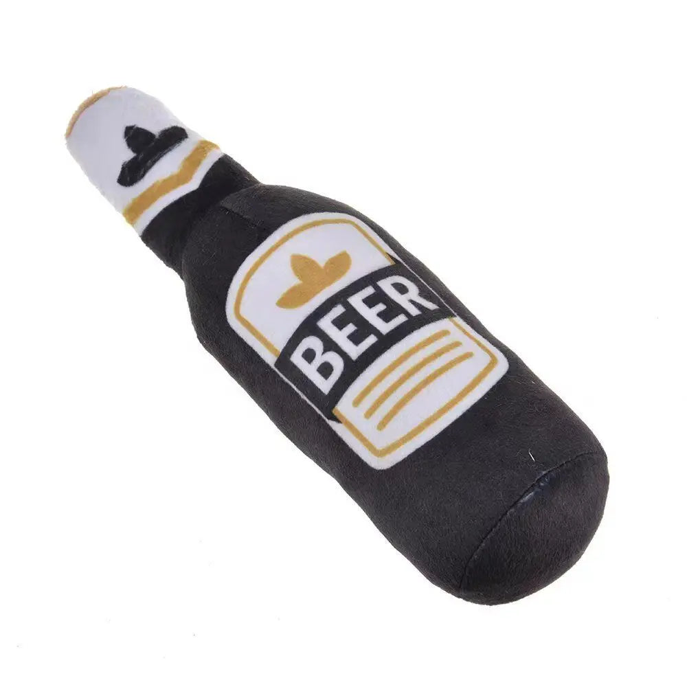 Dog Toy Beer Bottle