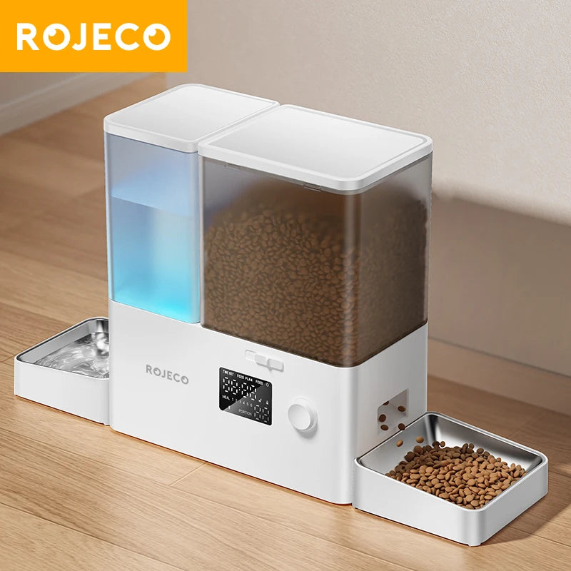 ROJECO Smart Auto Feeder & Water Fountain