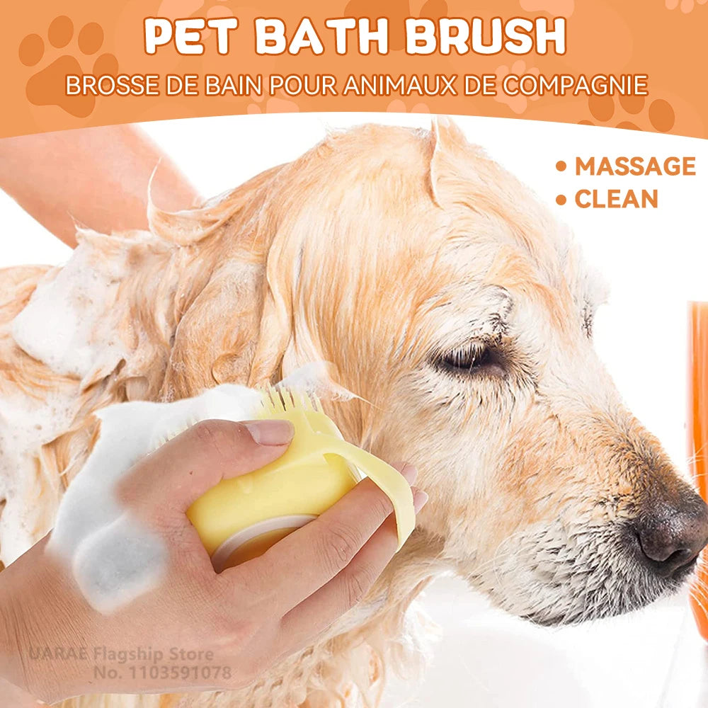Pet Bath Brush for Dogs and Cats