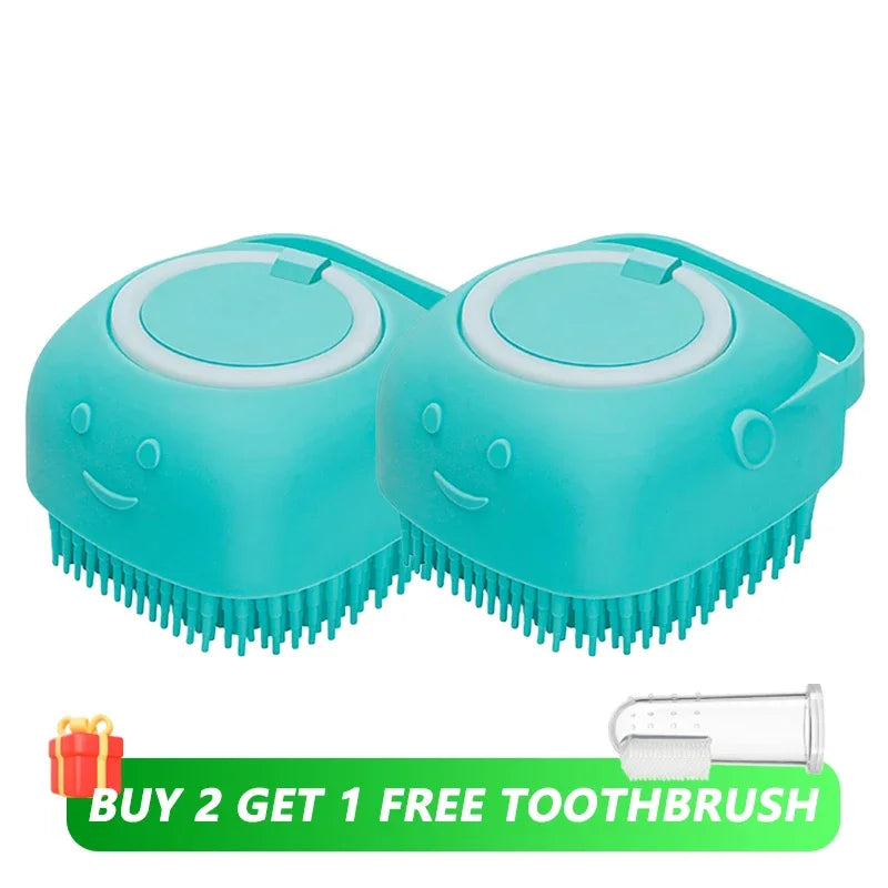 Pet Bath Brush for Dogs and Cats