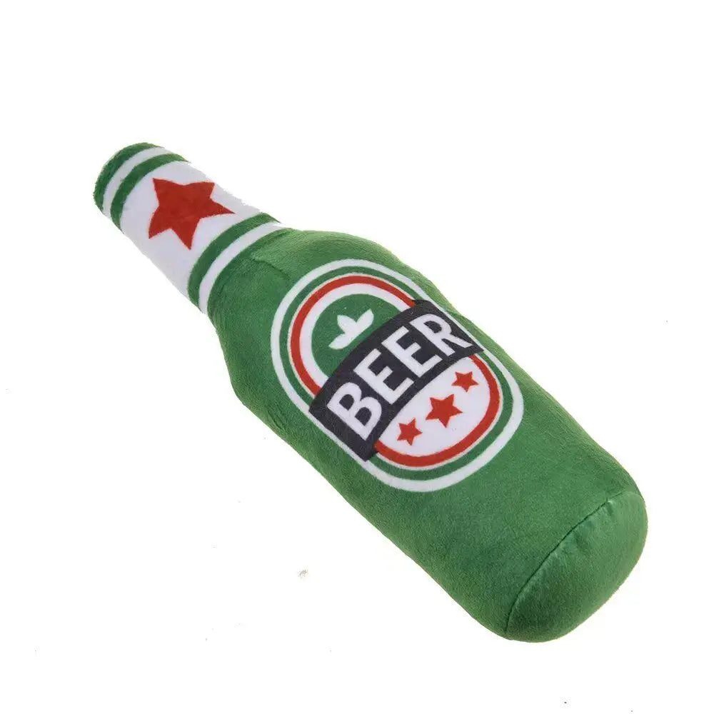 Dog Toy Beer Bottle