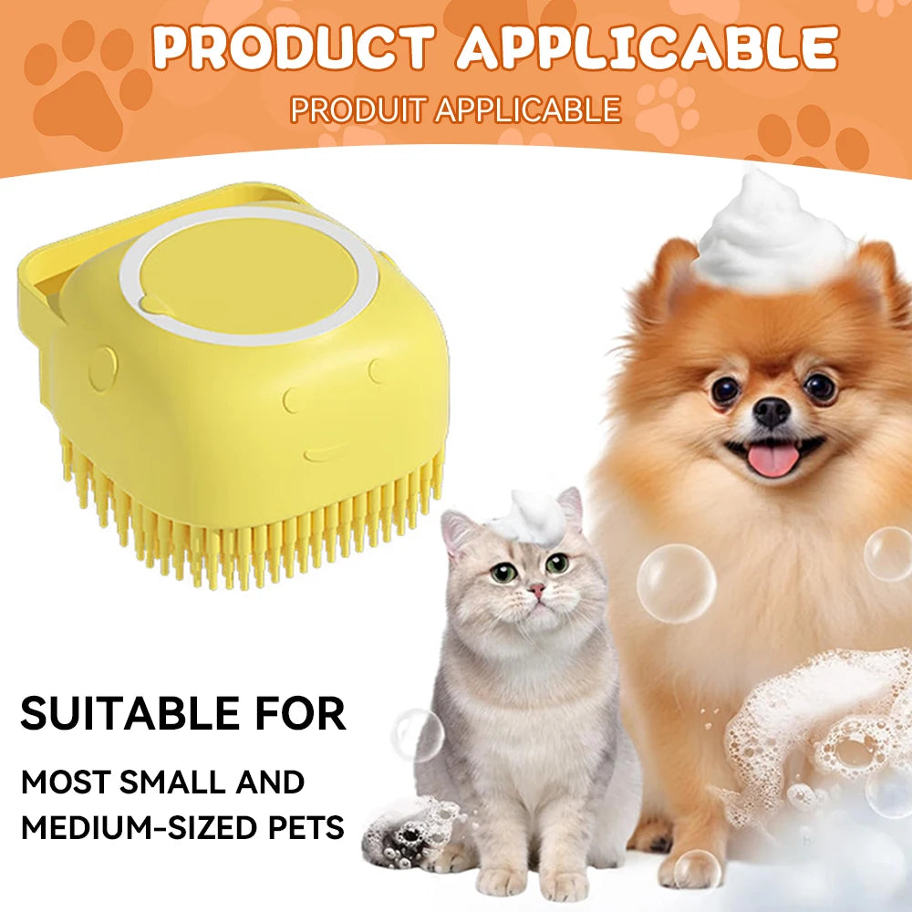 Pet Bath Brush for Dogs and Cats