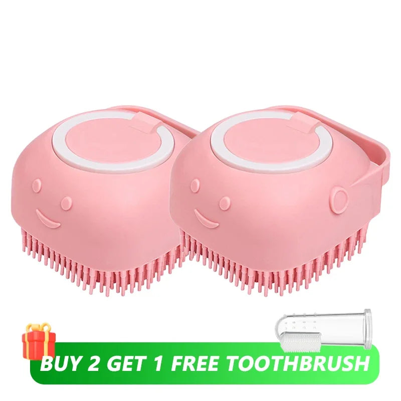 Pet Bath Brush for Dogs and Cats